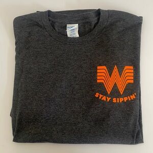 Whataburger Men’s Medium Coffee Shirt